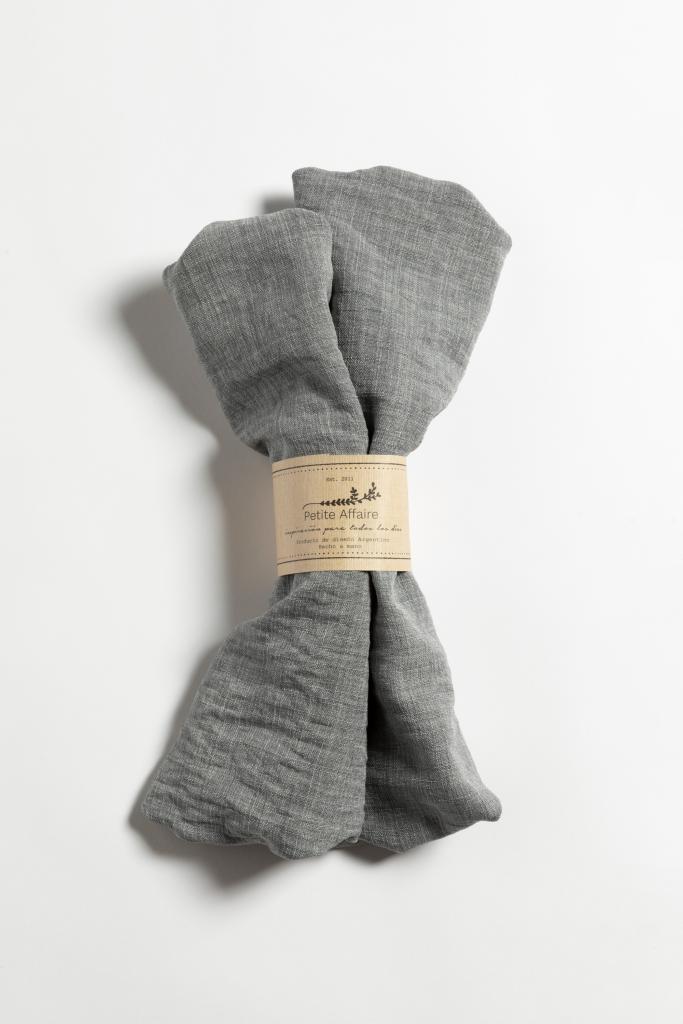 Plato de Sitio Lino Gris